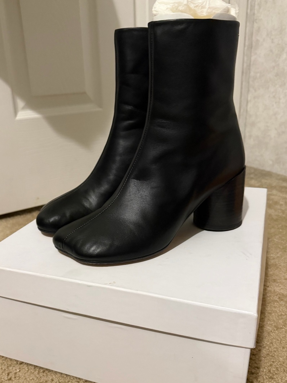 MM6 Maison Margiela Black Boot